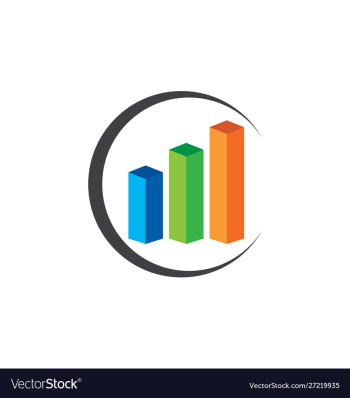 Financial accounting logo financial advisors logo vector image Financial accounting logo financial advisors logo vector image