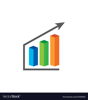 Financial accounting logo financial advisors logo vector image Financial accounting logo financial advisors logo vector image
