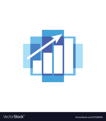 Financial accounting logo financial advisors logo vector image Financial accounting logo financial advisors logo vector image