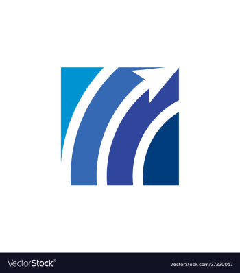 Financial accounting logo financial advisors logo vector image Financial accounting logo financial advisors logo vector image