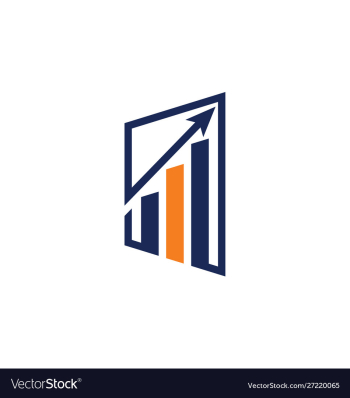 Financial accounting logo financial advisors logo vector image Financial accounting logo financial advisors logo vector image