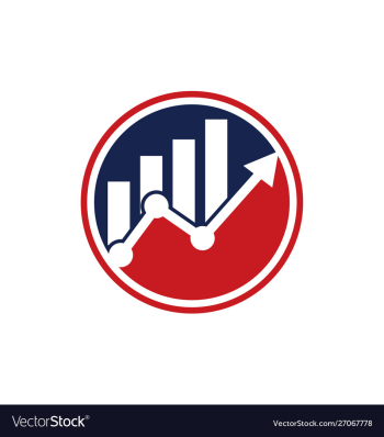 Financial accounting logo financial logo vector image Financial accounting logo financial logo vector image