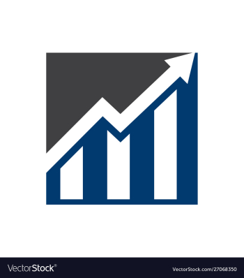 Financial accounting logo financial logo vector image Financial accounting logo financial logo vector image