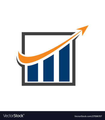 Financial accounting logo financial logo vector image Financial accounting logo financial logo vector image