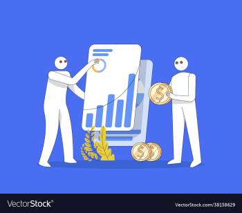 financial investment flat design