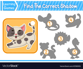 find the correct shadow find and match the find the correct shadow find and match the