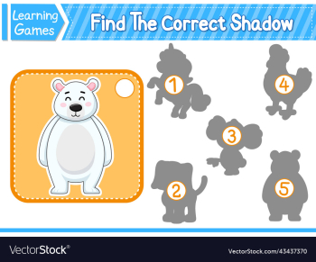 find the correct shadow find and match the find the correct shadow find and match the