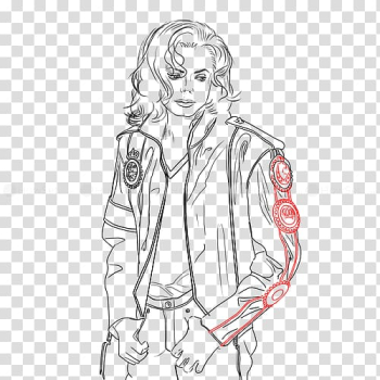 Finger Line art White Sketch, design transparent background PNG clipart