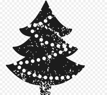 Fir Christmas tree Rubber stamp Postage Stamps - christmas tree 
