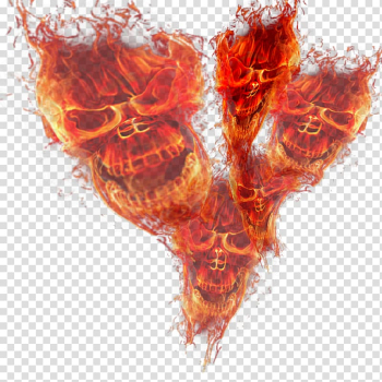 Fire Flame Skull Light, flame skull transparent background PNG clipart Fire Flame Skull Light, flame skull transparent background PNG clipart