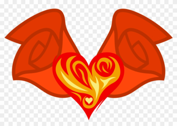 Fire Heart Cutie Mark - Rose Mlp Heart Cutie Mark Fire Heart Cutie Mark - Rose Mlp Heart Cutie Mark