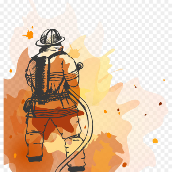 Firefighter Fire department Firefighting Illustration - Fire firefighters 