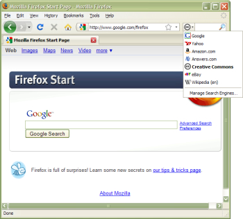 Firefox and CC Search - Creative Commons