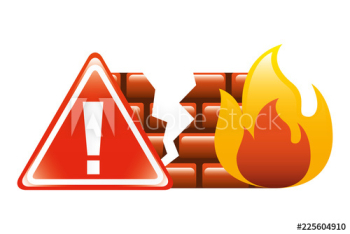 firewall with alert signal firewall with alert signal