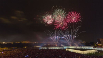 firework during night time firework during night time