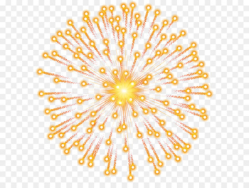 Fireworks Animation - Orange Fireworks Transparent PNG Image 