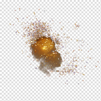 Fireworks illustration, Powder particles explode light transparent background PNG clipart