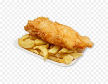 Fish and chips French fries Chicken fingers Take-out Hamburger - fish  takeaway 