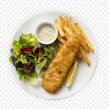Fish and chips French fries Take-out Hamburger Fast food - chips 