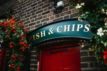 Fish And Chips Sign Fish And Chips Sign