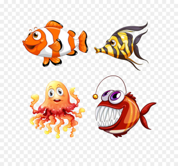Fish Cartoon Clip art - Creative fish Fish Cartoon Clip art - Creative fish