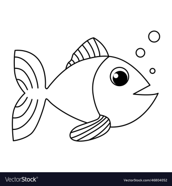 fish cartoon coloring page for kids fish cartoon coloring page for kids