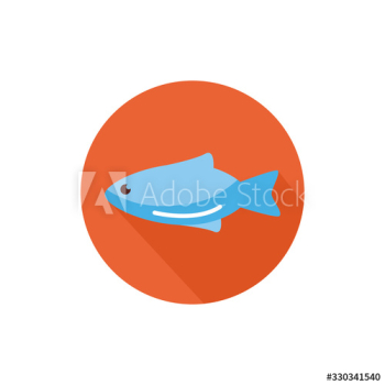 fish sea animal block style icon fish sea animal block style icon