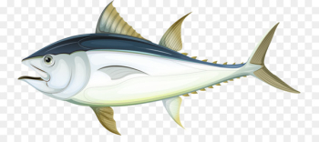 Fish Tuna Royalty-free Illustration - Cartoon white fish 