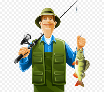 Fisherman Fishing rod Cartoon - Fishing master Fisherman Fishing rod Cartoon - Fishing master