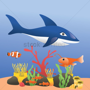 Fishes underwater Fishes underwater