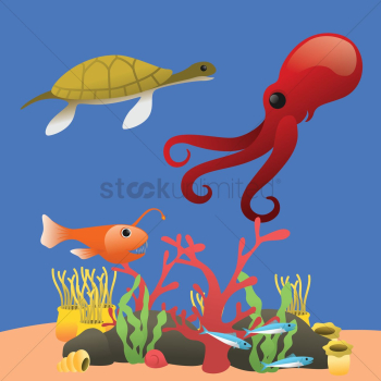 Fishes underwater Fishes underwater