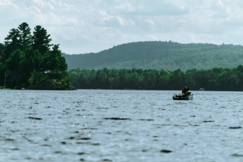 Fishing Boat On Water Fishing Boat On Water