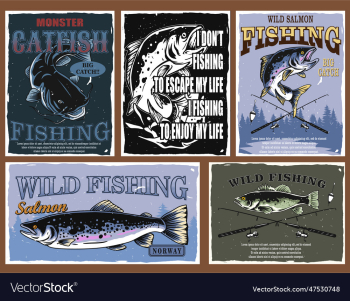 fishing poster design for print