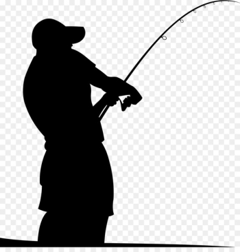 Fishing Rods Fisherman Silhouette - Fishing Fishing Rods Fisherman Silhouette - Fishing