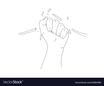 Fist vector image Fist vector image