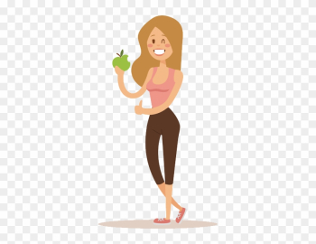 Fit Girl - Fit Girl Cartoon Png