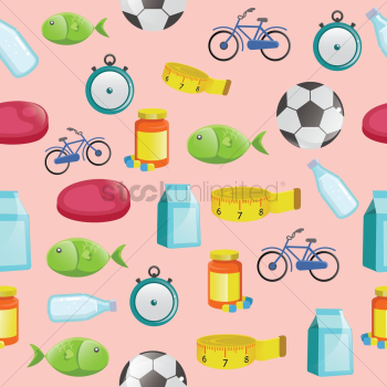Fitness and food background Fitness and food background