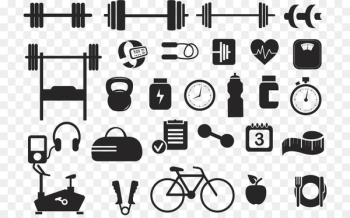 Fitness centre Kettlebell Physical exercise - Vector fitness equipment icon 