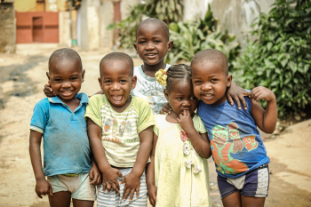 Five Children Smiling Five Children Smiling