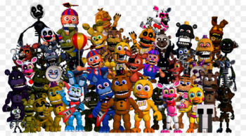 Five Nights at Freddy's 4 Five Nights at Freddy's 2 FNaF World Animatronics - FNaF World 