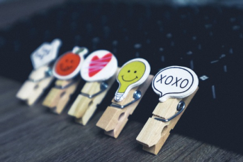 Five Wooden Clothes Pins Five Wooden Clothes Pins