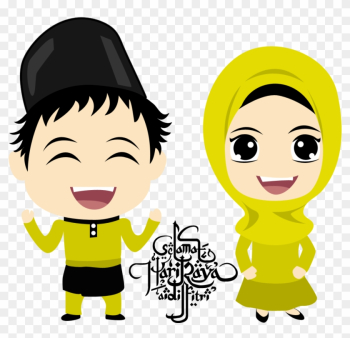 Fizgraphic Freebies Cartoon - Muslim Wedding Cartoon Png