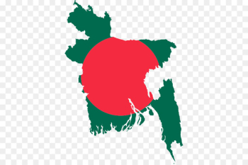 Flag of Bangladesh Map - Flag of Bangladesh 