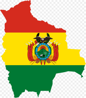 Flag of Bolivia Map - country Flag of Bolivia Map - country