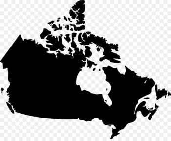 Flag of Canada Vector Map - canada map 