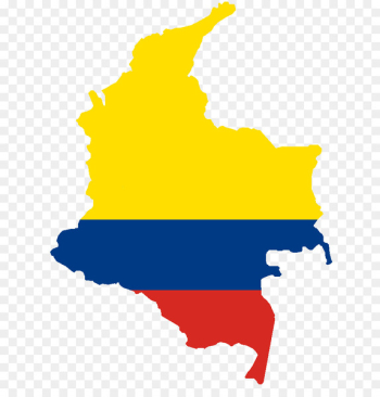 Flag of Colombia Map - om vector Flag of Colombia Map - om vector