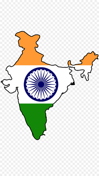 Flag of India Map National flag - india map Flag of India Map National flag - india map