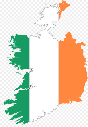 Flag of Ireland World map - irish Flag of Ireland World map - irish