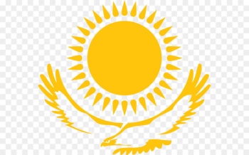 Flag of Kazakhstan Emblem of Kazakhstan - sun png Flag of Kazakhstan Emblem of Kazakhstan - sun png