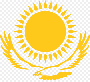 Flag of Kazakhstan English - sunrise Flag of Kazakhstan English - sunrise